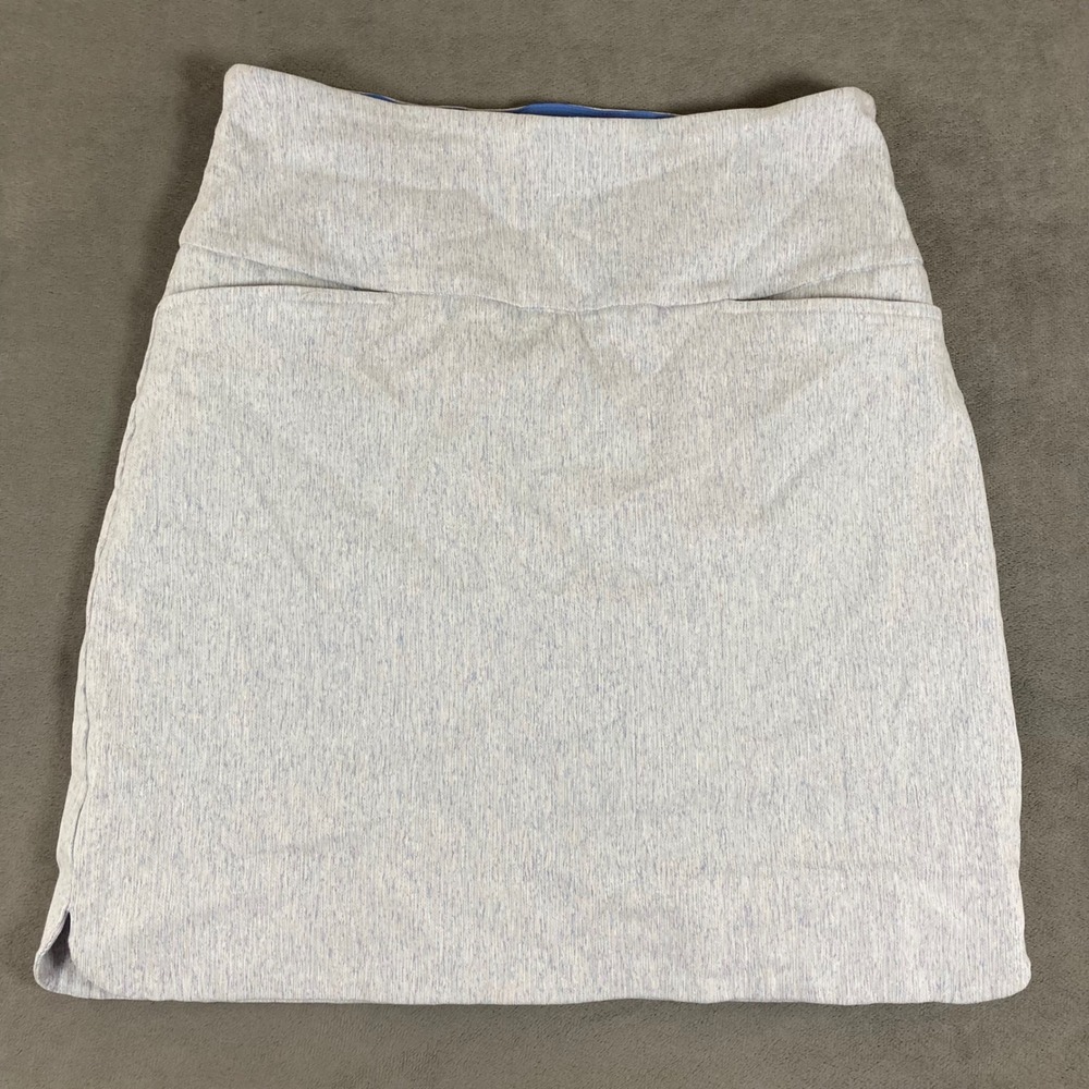 S.C. & Co. Womens Blue Heathered Space Dye Athletic Golf Tennis Skort Small
